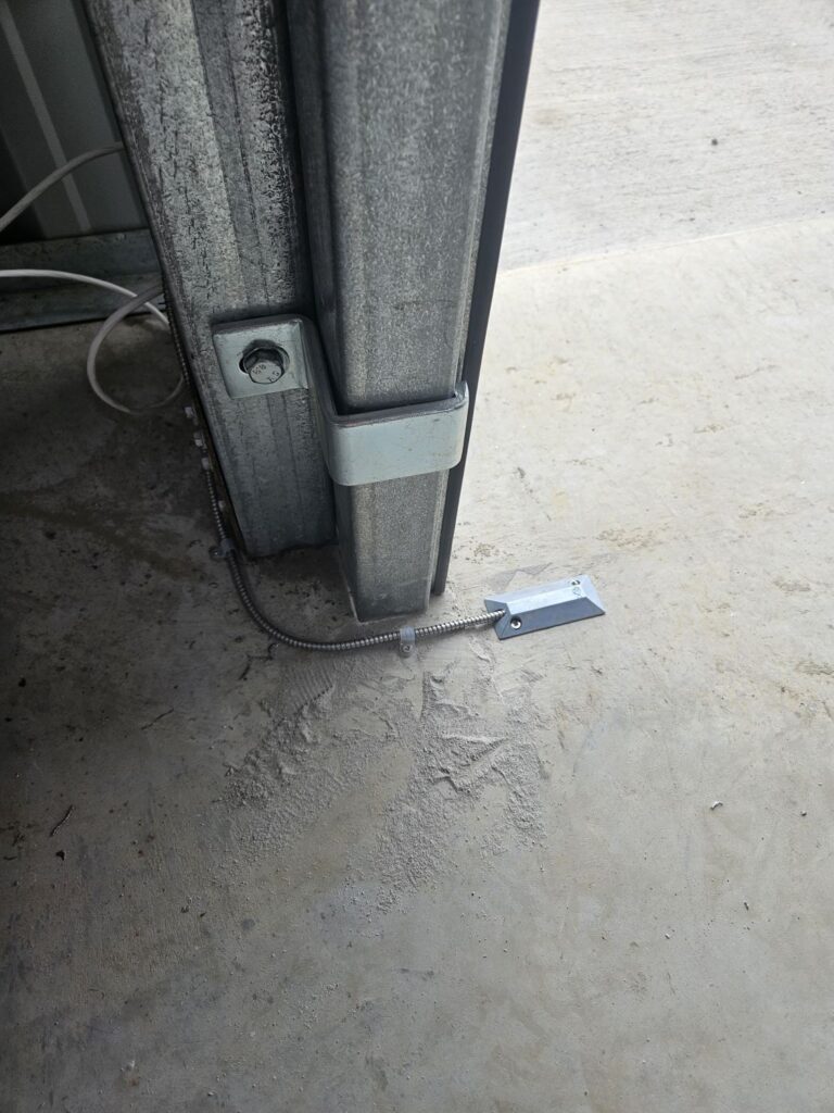 Roller door reed switch